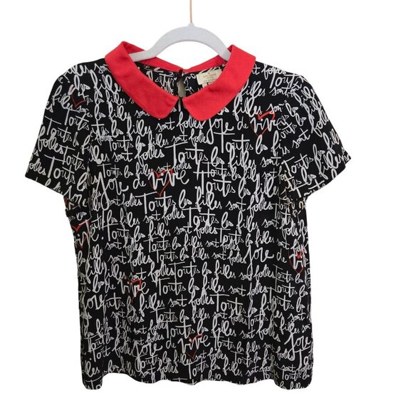 Kate Spade X Garance Doré Designer Capsule Collection NYC Paris Rare Silk Size 4 - Picture 2 of 7